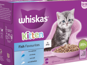 Whiskas Kitten Jelly Food 85g – Seafood Flavor
