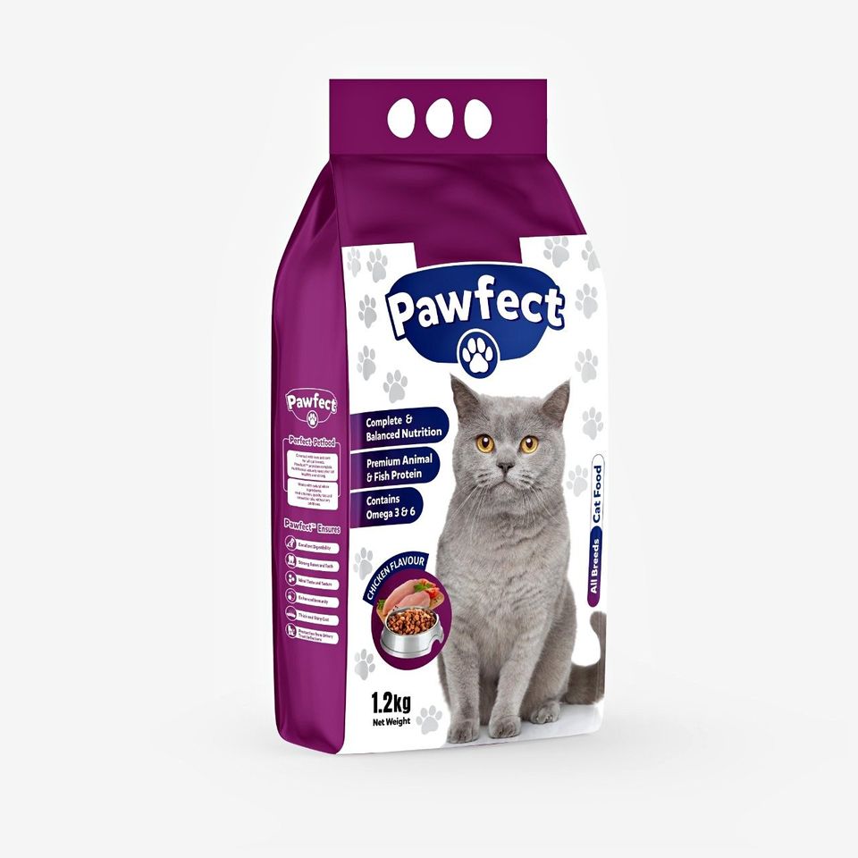 Pawfect Kitten food in chicken flvr
