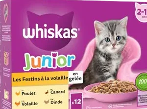 Whiskas Kitten Jelly Food 85g (Box)
