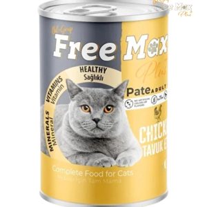freemax wet food for adult cats chicken pate/paste 400g
