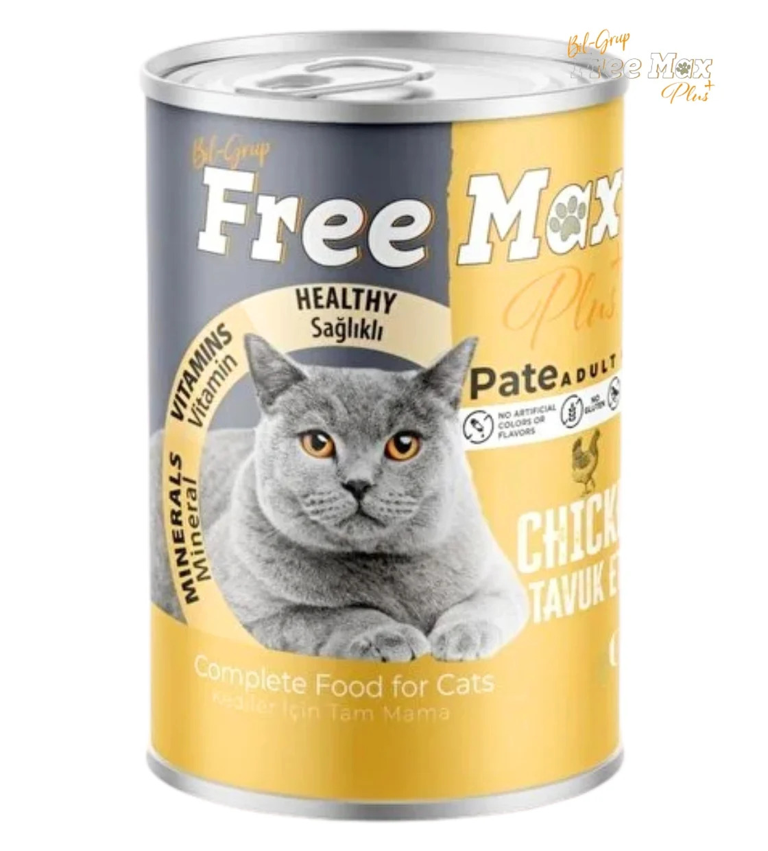 freemax wet food for adult cats chicken pate/paste 400g