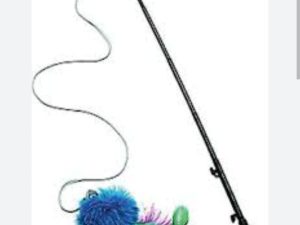 Cat Stick Toy with Fur