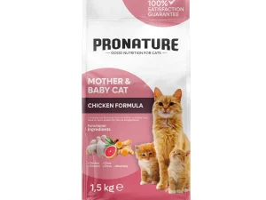 pronature mother & baby cat food chicken 1.5kg