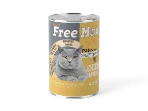 freemax wet food for adult cats chicken pate/paste 400g5