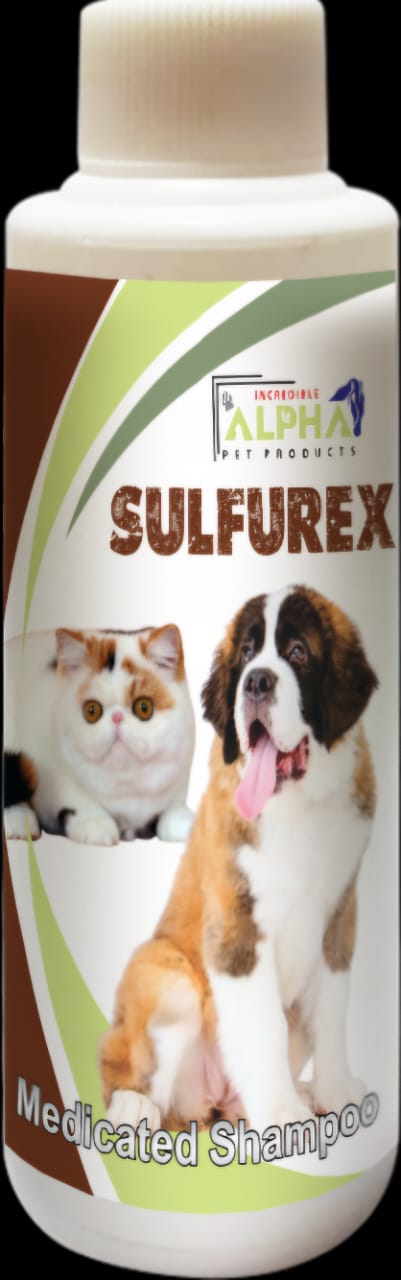 Alpha Serfurex Medicated Shampoo 120ml for Dogs & Cats