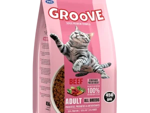 Groove Cat Food Beef Flavor 1kg