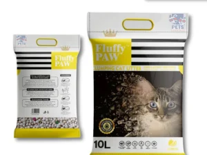Fluffy Paw Lemon Scented Cat Litter 10L – Imported China