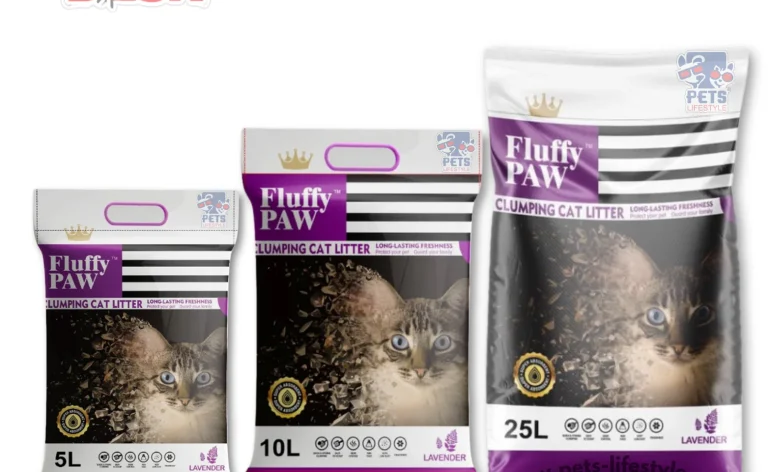 Fluffy PFluffy Paw Lavender Scented Cat Litter 25L – Imported Chinaaw Lavender Scented Cat Litter 10L – Imported China