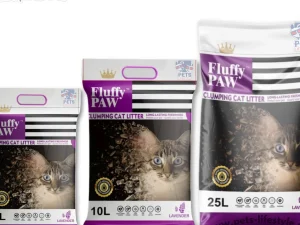 Fluffy Paw Lavender Scented Cat Litter 5L – Imported China