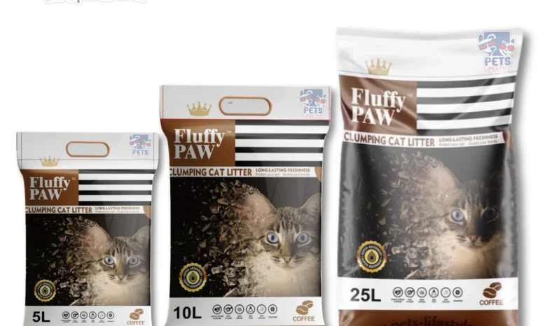 Fluffy Paw Coffee Scented Cat Litter 25L – Imported China