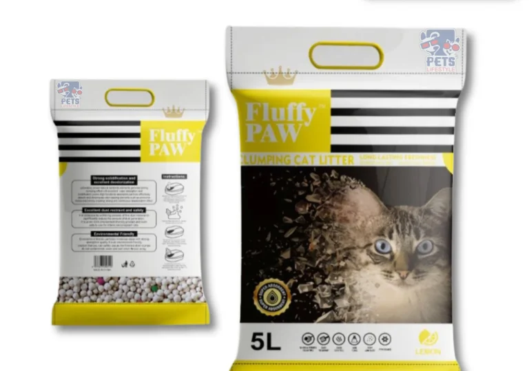 Fluffy Paw Lemon Scented Cat Litter 5L – Imported China