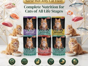 Sarar Wet Jelly Cat Food for All Life Stages 85g