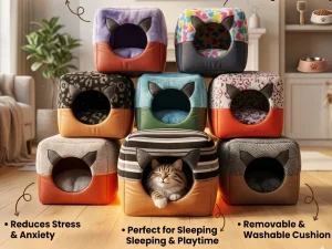 Cozy Kum Cat Bed – Comfortable Furniture for Your Pet’s Sleeping and Playtime