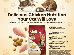 Mellow Cat Food – Chicken Flavor 1.2kg