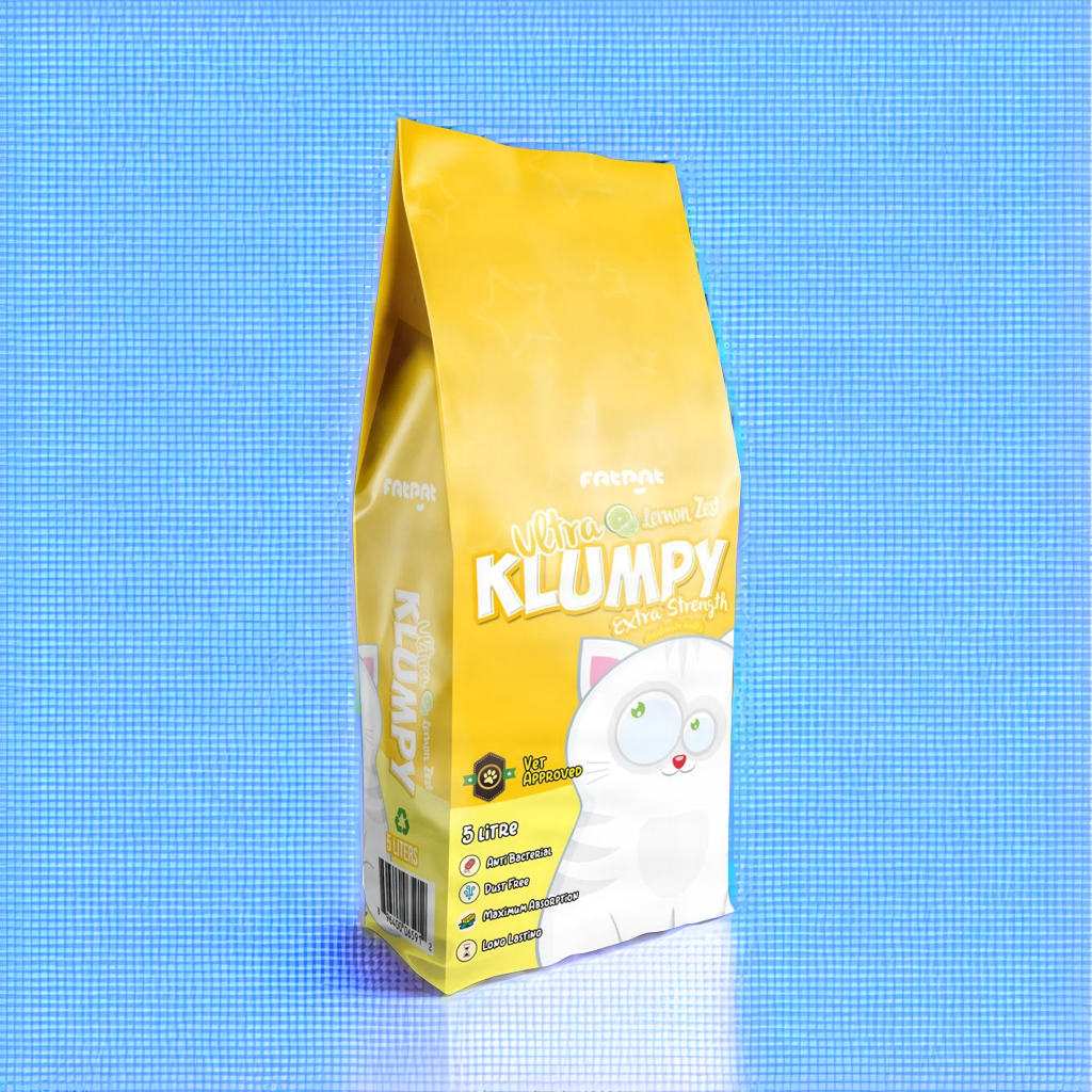 Ultra Klumpy Cat Litter 20kg – Lemon Scented Clumping Cat Litter