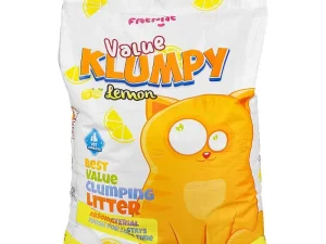 Value Klumpy Cat Litter 20kg – Lemon Scented Clumping Cat Litter