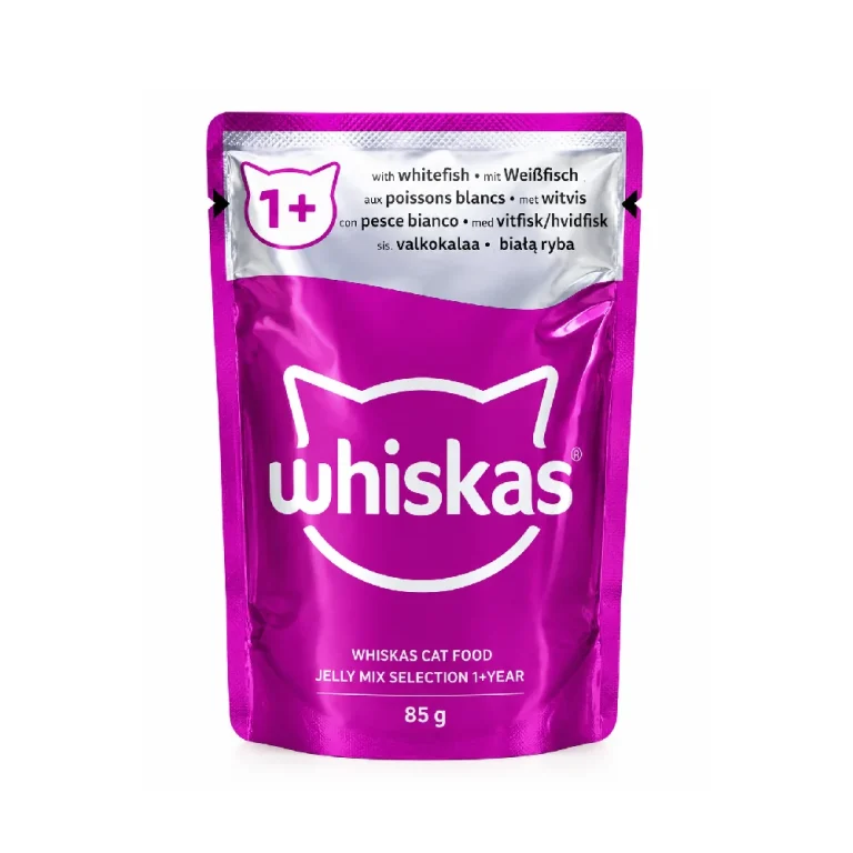 Whiskas Mix Flavor Jelly Selection Cat Food 85g Pouch – Wet Cat Food