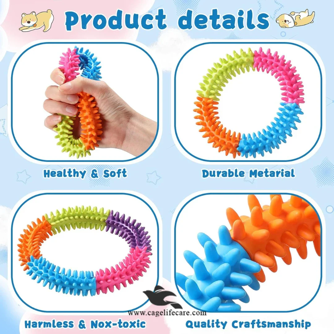 Pet Round Teether Toy for Cats & Dogs