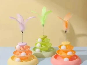 Tower Toy for Cats – Interactive Multi-Level Cat Play Toy